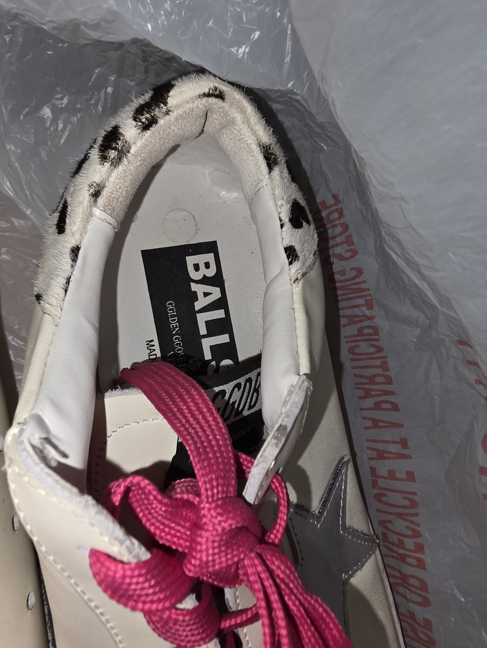 Golden Goose SLIDE Super-Star sneaker LEOPARD SIZE(38/8?)Deluxe Brand Superstars - Picture 8 of 15